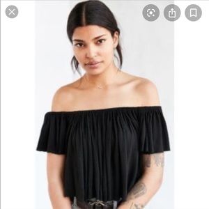 Urban outfitters off the shoulder top